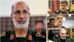 The commander of IRGC’s regional HQ in the West of Iran “Najaf-e Ashraf”, Mohammad Nazar Azimi and his provincial depuies Bahman Reyhani (Kermanshah), Mazahar Majidi (Hamedan), and Jamal Shakarami (Ilam).