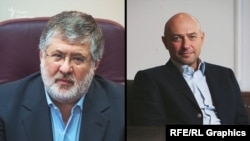 Ihor Kolomoyskiy (left) and Hennadiy Boholyubov deny buying the assets with funds extracted from Privatbank.