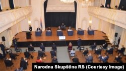 Sjednica Skupštine RS u Banskom dvoru, 28. mart 2020. 