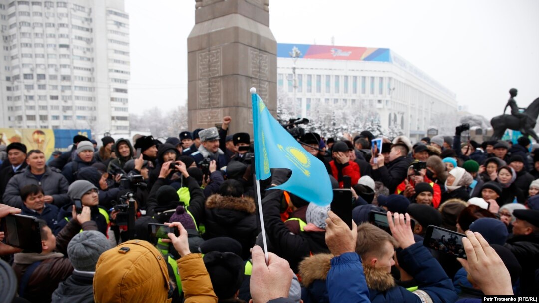 Old Man, Go Away!&#39; Dozens Detained At Kazakh Protests