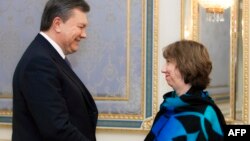 Віктор Янукович і Катрін Аштон