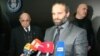 The allegations center on two-time world champion Luka Kurtanidze (center), who is accused of viciously beating up his deputy, Temur Kazarashvili, as well as prominent wrestler Raindi Abramishvili.