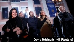 Сторонники Саломе Зурабишвили, Тбилиси, 28 ноября 2018 года.