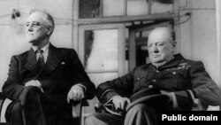 Američki predsjednik, Franklin Roosevelt i britanski premijer, Winston Churchill