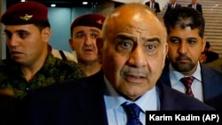 Iraqi Prime Minister Adel Abdul-Mahdi