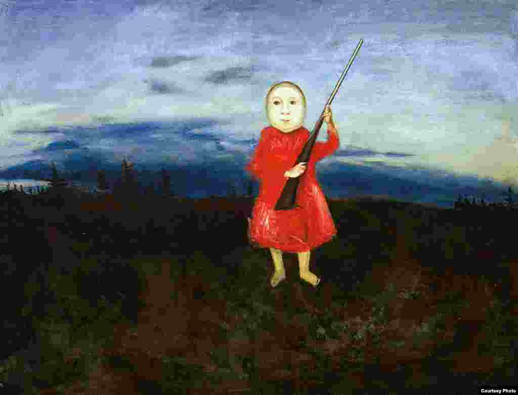 სოფო ჩხიკვაძე, "მცველი" - პრაღაში მიმდინარეობს თანამედროვე მხატვრობის მასშტაბური გამოფენა - პრაღის ბიენალე. მასზე 11 ქართველი მხატვრის ნამუშევრებიც არის წარმოდგენილი.