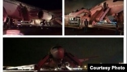 "Боинг" компании Saudi Arabian Airlines, аварийно севший в Медине 