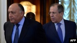 Sameh Shoukry və Sergei Lavrov
