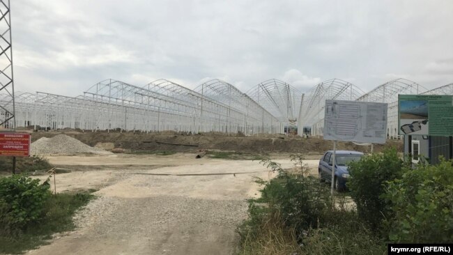 Строительство тепличного комплекса в Белогорском районе, 1 сентября 2019 года