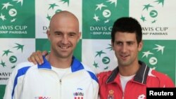 Ivan Ljubičić i Novak Đoković, Split 8. srpanj 2010