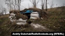 «Надійний» туалет. На ці «позиції» можуть прилітати лише міни та снаряди