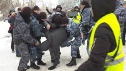 Dozens Detained As Police Block Opposition Rallies in Kazakhstan