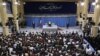 Supreme Leader, Ayatollah Ali Khamenei, gives a speech to hand-picked students on Wednesday 22, 2019.