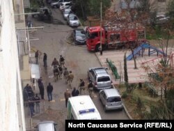 Cцена спецоперации в Тбилиси, 22 ноября 2017 года