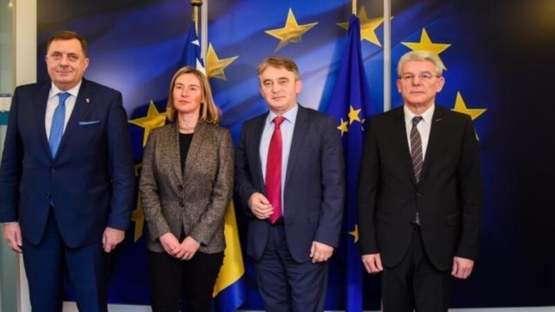 Predsedništvo BiH u Briselu: Jedinstvo o EU putu, razlike o NATO-u
