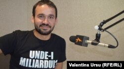 Artur Gurău în 2016 la Radio Europa Liberă