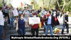 Акції відбуваються, попри те, що їх проведення обмежили через карантин, пов'язаний із боротьбою з коронавірусом