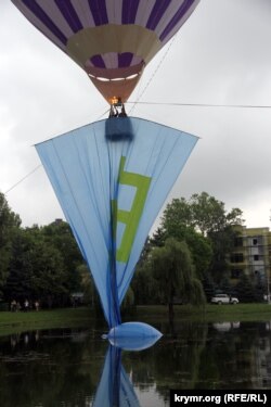 Ukraine, Crimea, Simferopol - Crimean Flag Day in Simferopol. 24Jun2015