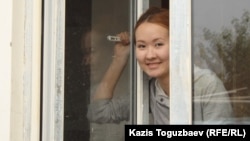 Айдана Айдархан, диссидент Арон Атабектің қызы. Алматы, 29 қыркүйек 2012 ж.