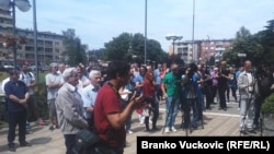 Serbia, Protest Journalists, Kragujevac, June 10, 2016