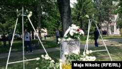 Obilježavanje stradanja vojnika JNA u Tuzli, 15. maj 2011.