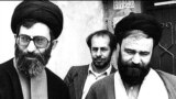 آیت الله خامنه ای در اوائل انقلاب در کنار احمد خمینی