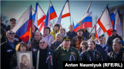 На автопробеге по случаю годовщины крымского «референдума». Севастополь, 16 марта 2019 года