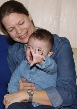 Татьяна Ермолаева с сыном