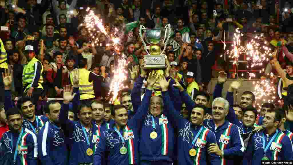تیم کشتی آزاد ایران با شکست تیم آمریکا در مسابقات جام جهانی ۲۰۱۷، برای ششمین بار متوالی به قهرمانی این رقابت&zwnj;ها دست یافت. ایران میزبان این دور از مسابقات جام جهانی کشتی بود و این مسابقات در کرمانشاه برگزار می&zwnj;شد. 