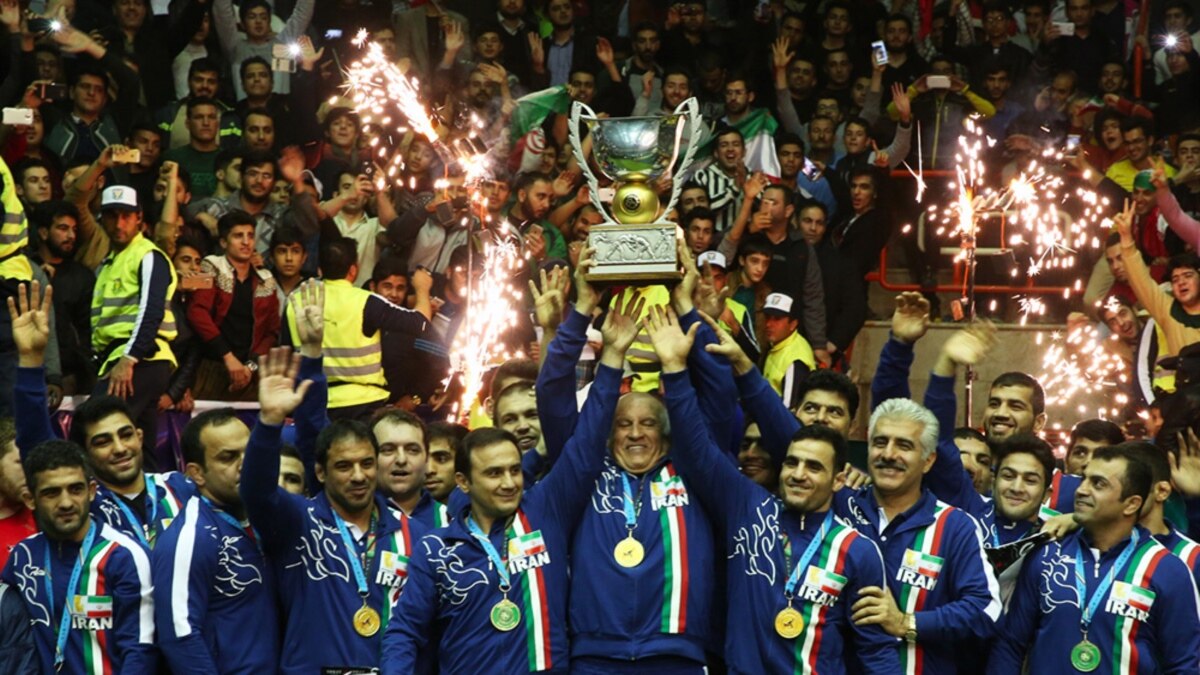 Iran's National Wrestling Team Defeats U.s. To Win Freestyle World Cup