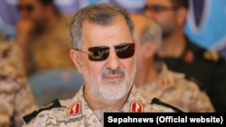 Iranian Brigadier-General Mohammad Pakpour greeted the guards on their return home. (file photo)