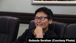 Гульзада Сержан, сооснователь группы Feminita, которая не может добиться государственной регистрации.
