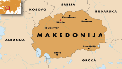 Mapa Makedonije