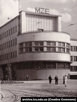 Будівля у Львові, в якій на другому поверсі у січні 1941 року відбувся суд над молодими українцями («Процес 59-ти» або Процес другої екзекутиви ОУН)
