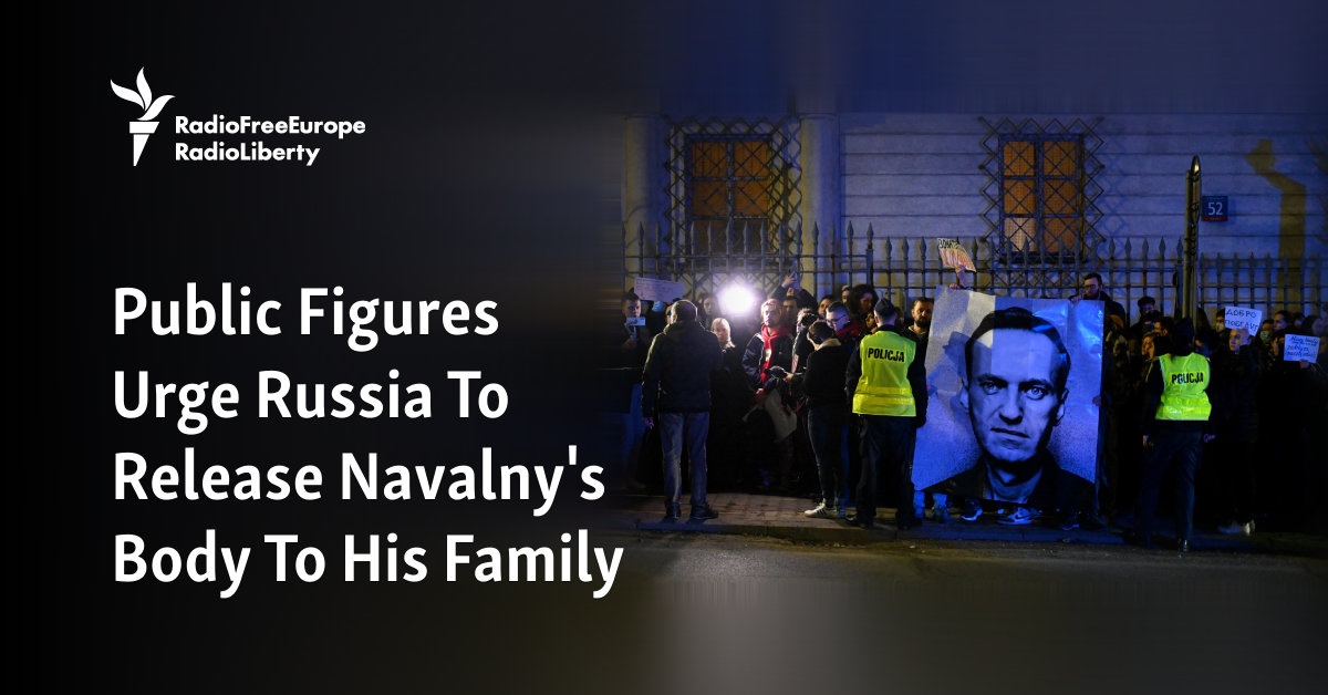 Public Figures Urge Russia To Release Navalny's Body To His Family - Vimarsana News