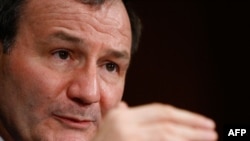 Karl Eikenberry testifies before the Senate Foreign Relations Committee on his nomination.