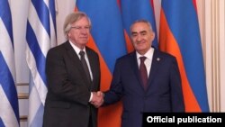 Գալուստ Սահակյան և Դանիլո Աստորի, Երևան, 8-ը դեկտեմբերի, 2014թ․