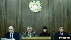 Armenia - Senior opposition lawmakers hold a news conference, Yerevan, 16Dec2014.