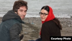 File photo: Arash Sadeghi and his wife, Golrokh Iraee.