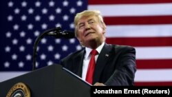 Donald Trump - Duluth, Minnesota, U.S/U.S. President Donald Trump holds a rally with supporters, June 20, 2018. REUTERS/Jonathan Ernst