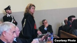 Адвокат сторони потерпілих Алессандра Баллеріні. Суд над Марківим