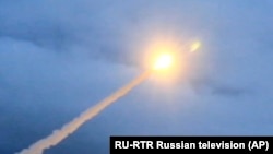 Запуск российской крылатой ракеты с двигателем на ядерном топливе, 1 марта 2018 года