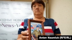 Lyubov Maximova lost contact with her son, whose documents were found in Ukraine.