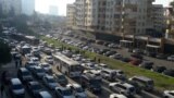 Azerbaijan -- Traffic jam in Baku - 2019