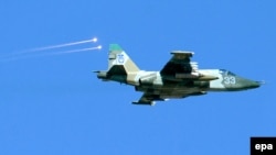 Штурмовики Су-25 відіграють головну роль в авіаційній підтримці антитерористичної операції, архівне фото