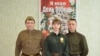 Михаил Манагаров (крайний слева) принимал активное участие в самодеятельности: в том числе читал свои стихи о войне на праздновании Дня Победы 