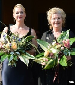 Germany - Katharina Wagner și Eva Wagner-Pasquier, directoarele Festivalului la Bayreuth în 2012