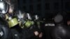 Бойцы спецназа "Беркут" в оцеплении на улицах Киева