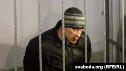 Accused double murderer Alyaksandr Asipovich in court on January 9.