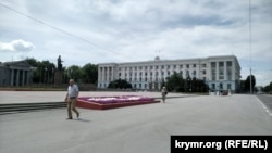 Здание Совета министров Крыма в Симферополе, архивное фото